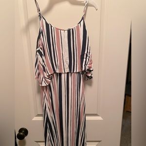 Cotton bleau XL maxi dress